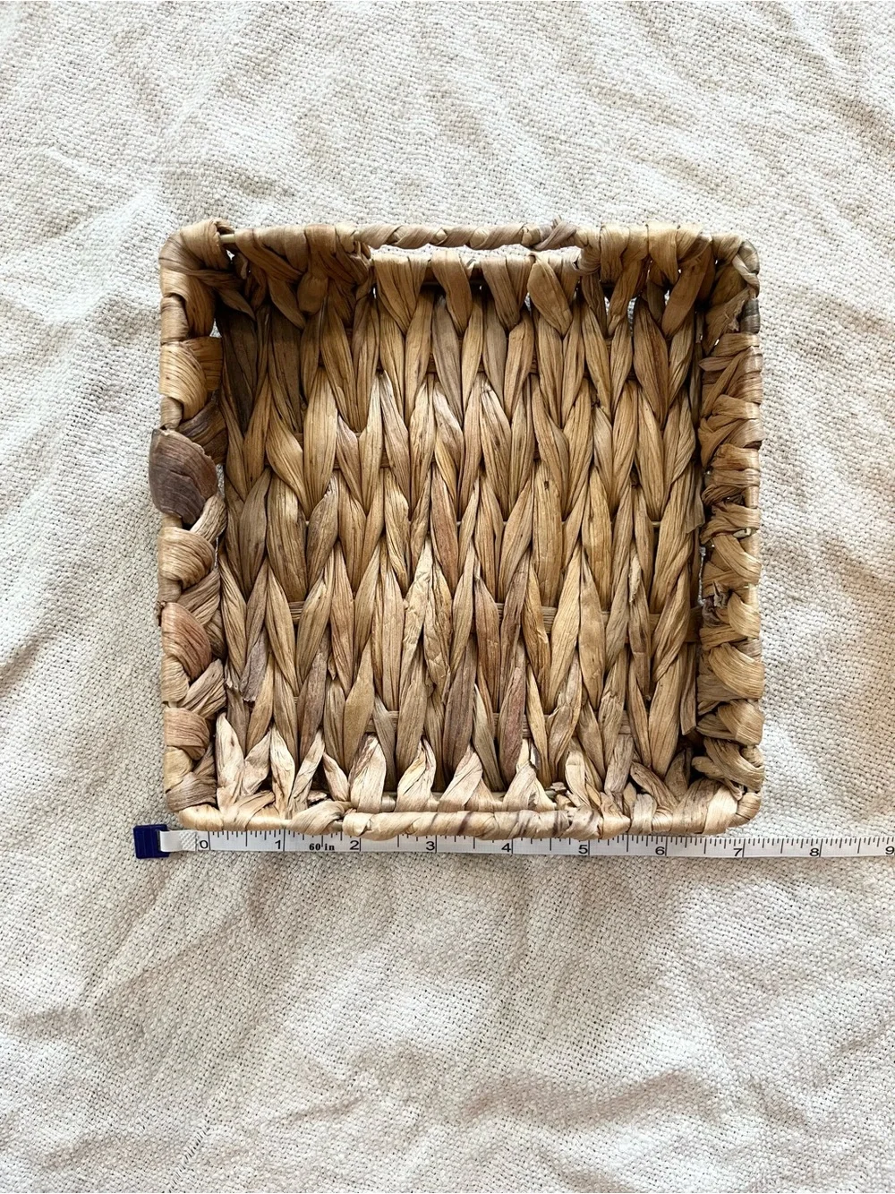 2 Square Woven Baskets